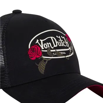 cafe 4 racer - Von Dutch Roses čierna šiltovka - Von Dutch Šiltovka 