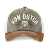 cafe 4 racer - Von Dutch Xavier Skull cap grey - Von Dutch Caps 