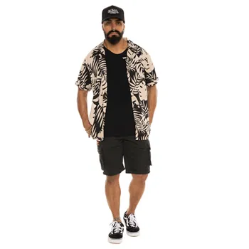 cafe 4 racer - Von Dutch Palm shirt black - Von Dutch Shirts 