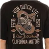 cafe 4 racer - Von Dutch Heart tričko černé - Von Dutch Trička 