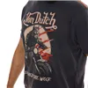 cafe 4 racer - Von Dutch Wolfy tričko námornícka modrá - Von Dutch Tričká 
