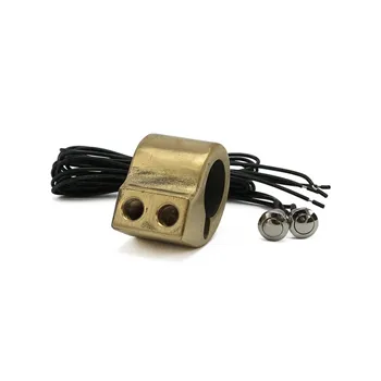 cafe 4 racer - Wannabe Choppers, WannaButton 22mm. Brass - Wannabe choppers 22mm & 7/8 inch 