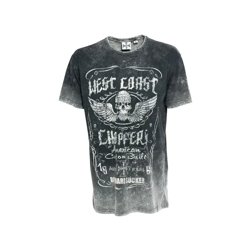 cafe 4 racer - WCC Ride Hard Sucker vintage t-shirt black - WEST COAST CHOPPERS T-Shirts 