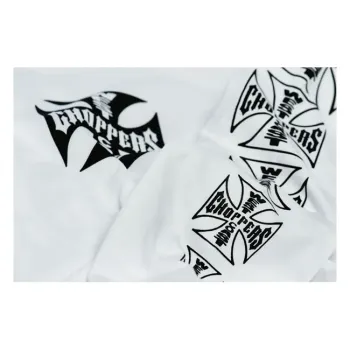 cafe 4 racer - WCC OG Cross long sleeve white - WEST COAST CHOPPERS Shirts 