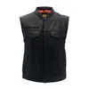 WCC OG Classic leather riding vest black