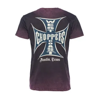 cafe 4 racer - WCC OG Classic T-shirt vintage bordeaux - WEST COAST CHOPPERS Trička 