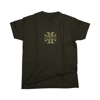 cafe 4 racer - WCC OG Classic T-shirt solid khaki - WEST COAST CHOPPERS Tričká 