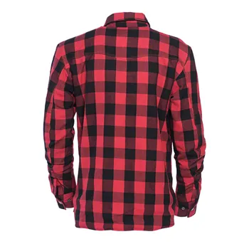 cafe 4 racer - WCC Dominator riding flannel shirt red/black CE appr. - WEST COAST CHOPPERS Shirts 