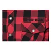 cafe 4 racer - WCC Dominator riding flannel shirt red/black CE appr. - WEST COAST CHOPPERS Shirts 