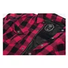 cafe 4 racer - WCC Dominator riding flannel shirt red/black CE appr. - WEST COAST CHOPPERS Shirts 