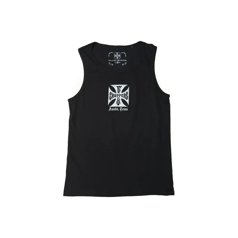cafe 4 racer - WCC Classic tank top black - WEST COAST CHOPPERS Top 
