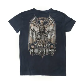 cafe 4 racer - Tričko WCC Eagle Crest magic day blue - WEST COAST CHOPPERS Tričká 