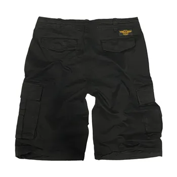 cafe 4 racer - WCC CFL cargo šortky vintage vintage black - WEST COAST CHOPPERS Kraťasy 