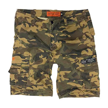 cafe 4 racer - WCC CFL cargo šortky vintage vintage camo - WEST COAST CHOPPERS Kraťasy 