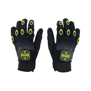 cafe 4 racer - By City Nova gloves black - By City Gloves 