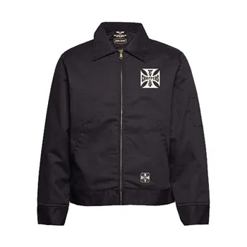 cafe 4 racer - WCC Motorcycle Co. lined workjacket black - WEST COAST CHOPPERS Jackets 