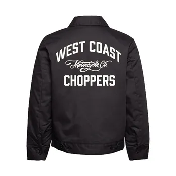 cafe 4 racer - WCC Motorcycle Co. lined workjacket black - WEST COAST CHOPPERS Jackets 