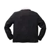 cafe 4 racer - WCC Sherpa lined canvas jacket black - WEST COAST CHOPPERS Jackets 