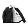 cafe 4 racer - WCC Sherpa lined canvas jacket black - WEST COAST CHOPPERS Jackets 