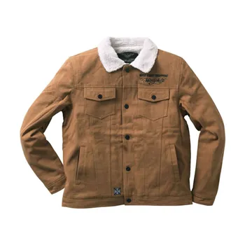 cafe 4 racer - WCC Sherpa lined canvas jacket duck - WEST COAST CHOPPERS Jackets 