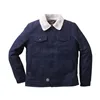 WCC Sherpa lined denim jacket blue