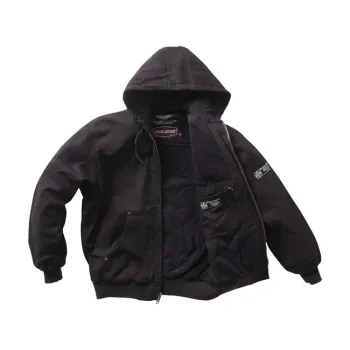 cafe 4 racer - WCC Heavy duty canvas work jacket black - WEST COAST CHOPPERS Jackets 