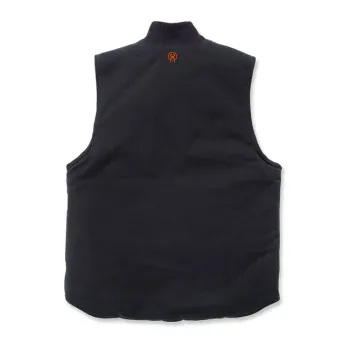 WCC Heavy duty canvas workvest black