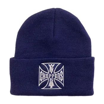 cafe 4 racer - WCC OG roll-up beanie navy - WEST COAST CHOPPERS Beanies 