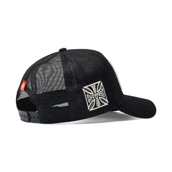 cafe 4 racer - WCC Motorcycle Co. 5-panel trucker cap black - WEST COAST CHOPPERS Caps 