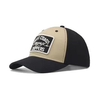 cafe 4 racer - WCC Motorcycle Co. 5-panel trucker cap black/sand - WEST COAST CHOPPERS Caps 
