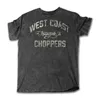 cafe 4 racer - WCC Motorcycle Co. Tričko čierne - WEST COAST CHOPPERS Tričká 