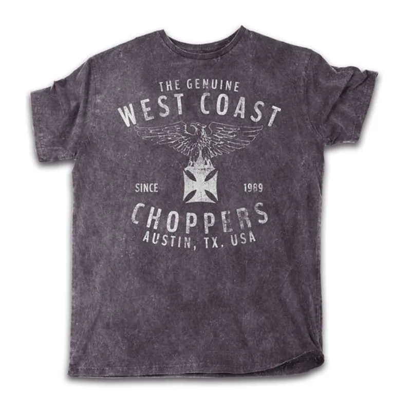 cafe 4 racer - WCC Eagle T-shirt black - WEST COAST CHOPPERS T-Shirts 