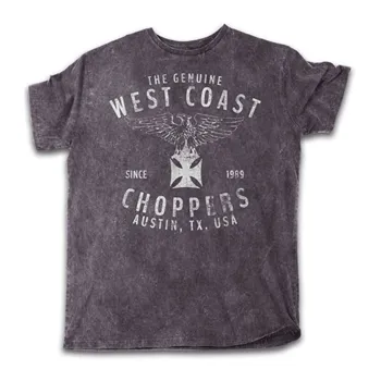 cafe 4 racer - WCC Eagle T-shirt black - WEST COAST CHOPPERS T-Shirts 
