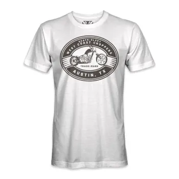 cafe 4 racer - WCC Motorcycle Co. Vintage t-shirt green wash - WEST COAST CHOPPERS Tričká 