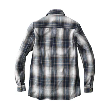 cafe 4 racer - WCC riser shirt brown/blue - WEST COAST CHOPPERS Shirts 