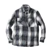 cafe 4 racer - WCC riser shirt brown/blue - WEST COAST CHOPPERS Shirts 