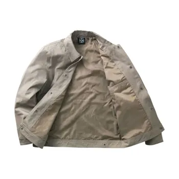 cafe 4 racer - Pracovná bunda WCC s podšívkou Cargo khaki - WEST COAST CHOPPERS Bundy 