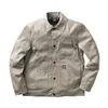 cafe 4 racer - WCC Lined Cargo work jacket khaki - WEST COAST CHOPPERS Jackets 