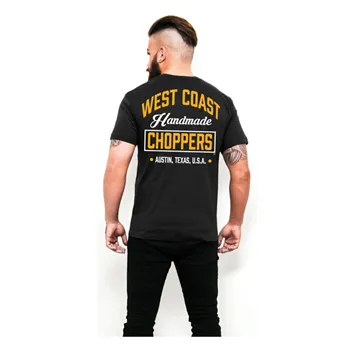 Tričko WCC Handmade Choppers čierne