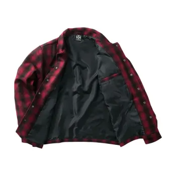 cafe 4 racer -  Carhartt Sherpa lined flannel plaid shirt basil - Carhartt Shirts 