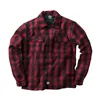 cafe 4 racer - WCC Wool lined Plaidshirt red/black - WEST COAST CHOPPERS Shirts 