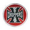 cafe 4 racer - WCC Tank Logo patch red/black/white - WEST COAST CHOPPERS Patch 