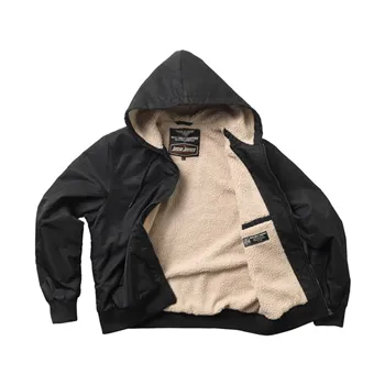 cafe 4 racer - Bunda WCC BFU Sherpa Nylon černá - WEST COAST CHOPPERS Bundy 