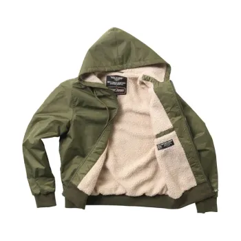 cafe 4 racer - WCC Anvil Fleece jacket olive green - WEST COAST CHOPPERS Jackets 