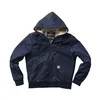 cafe 4 racer - WCC BFU Sherpa Nylonová bunda navy blue - WEST COAST CHOPPERS Bundy 