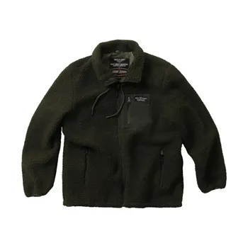 cafe 4 racer - WCC Anvil Fleece jacket olive green - WEST COAST CHOPPERS Jackets 