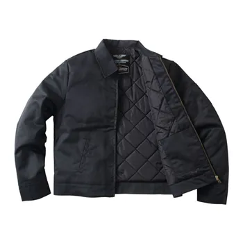 cafe 4 racer - WCC Lined Block workjacket black - WEST COAST CHOPPERS Bundy 