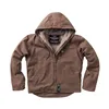 cafe 4 racer - WCC Sherpa lined canvas work jacket frontier brown - WEST COAST CHOPPERS Jackets 