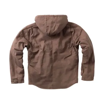 cafe 4 racer - WCC Sherpa lined canvas work jacket frontier brown - WEST COAST CHOPPERS Jackets 