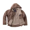 cafe 4 racer - WCC Sherpa lined canvas work jacket frontier brown - WEST COAST CHOPPERS Jackets 